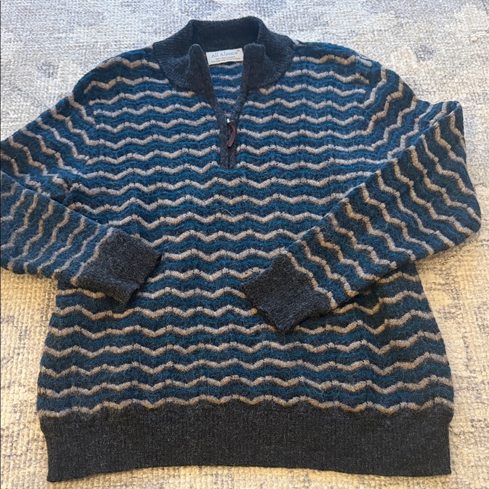 100% baby alpaca sweater - small/medium fit